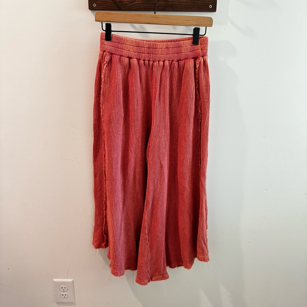 Oli & Hali Coral Wide-Leg Pants
